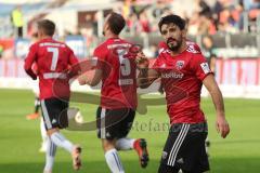 2. Bundesliga - FC Ingolstadt 04 - DSC Arminia Bielefeld - Tor Jubel 1:0 für FCI durch Almog Cohen (8, FCI)