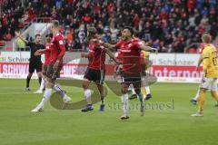 2. Bundesliga - Fußball - FC Ingolstadt 04 - Dynamo Dresden - Tor durch Dario Lezcano (#11 FCI) - wird aber wegen Faulspiel nicht anerkannt