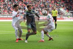 2. Bundesliga - FC Ingolstadt 04 - 1. FC Köln - Schmitz, Benno (2 Köln) Thomas Pledl (30, FCI) Drexler, Dominick (24 Köln)