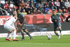 2. Bundesliga - FC Ingolstadt 04 - 1. FC Köln - Thomas Pledl (30, FCI) Johannes Geis (8 Köln) Darío Lezcano (11, FCI)