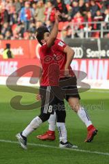 2. Bundesliga - FC Ingolstadt 04 - DSC Arminia Bielefeld - Tor Jubel 1:0 für FCI durch Almog Cohen (8, FCI) mit Benedikt Gimber (5, FCI)