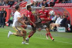 2. Bundesliga - Fußball - FC Ingolstadt 04 - FC Erzgebirge Aue - Darío Lezcano (11, FCI) Thorsten Röcher (29 FCI)