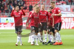 2. Bundesliga - FC Ingolstadt 04 - SV Darmstadt 98 - Tor durch Sonny Kittel (10, FCI) Jubel Marcel Gaus (19, FCI) Darío Lezcano (11, FCI) Stefan Kutschke (20, FCI) Almog Cohen (8, FCI) Konstantin Kerschbaumer (7, FCI) Phil Neumann (26, FCI)