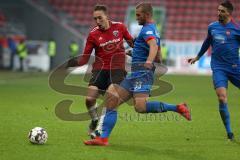 2. Bundesliga - FC Ingolstadt 04 - 1. FC Heidenheim - Tobias Schröck (21, FCI) Timo Beermann (HDH 33)