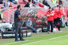 2. Bundesliga - FC Ingolstadt 04 - SC Paderborn 07 - Cheftrainer Alexander Nouri (FCI) feuert an