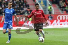 2. Bundesliga - FC Ingolstadt 04 - SV Darmstadt 98 - Mathias Wittek ( Darmstadt 15) Darío Lezcano (11, FCI)