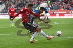 2. Bundesliga - FC Ingolstadt 04 - Hamburger SV - Thorsten Röcher (29 FCI) Douglas Santos (6 HSV)