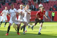 2. BL - Saison 2018/2019 - FC Ingolstadt 04 - SV Sandhausen - Björn Paulsen (#4 FCI) beim Kopfball - Foto: Meyer Jürgen