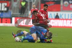 2. Bundesliga - FC Ingolstadt 04 - 1. FC Heidenheim - Zusammenstoß, Darío Lezcano (11, FCI)