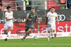 2. Bundesliga - FC Ingolstadt 04 - SSV Jahn Regensburg - Marcel Correia (14 Jahn) Robert Leipertz (13, FCI) Andreas Geipl (8 Jahn)