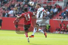 2. BL - Saison 2018/2019 - FC Ingolstadt 04 - SC Paderborn 07 - Osayamen Osawe (#14 FCI) - Christian Strohdiek (#5 Paderborn) - Foto: Meyer Jürgen