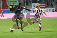 2. Bundesliga - Fußball - FC Ingolstadt 04 - FC St. Pauli - Frederic Ananou (2, FCI) Möller Daehli, Mats (14 Pauli)