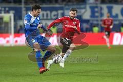 2. Bundesliga - Fußball - FC Ingolstadt 04 - 1. FC Magdeburg - Dennis Erdmann (13 Magdeburg) Cenk Sahin (17, FCI)