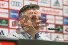 2. BL - Saison 2018/2019 - FC Ingolstadt 04 - Holstein Kiel - Tomas Oral (Cheftrainer FCI) bei der Pressekonferenz - Foto: Meyer Jürgen