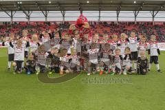 2. Bundesliga - Fußball - FC Ingolstadt 04 - Dynamo Dresden - Einlauf Kids