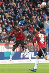 2. Bundesliga - FC Ingolstadt 04 - Hamburger SV - Osayamen Osawe (14, FCI) Jatta, Bakery (18 HSV)