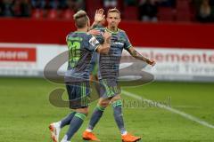 2. BL - Saison 2018/2019 - FC Ingolstadt 04 - FC St. Pauli - Thomas Pledl (#30 FCI) - Sonny Kittel (#10 FCI) - Foto: Meyer Jürgen