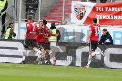 2. BL - Saison 2018/2019 - FC Ingolstadt 04 - Darmstadt 98 - Der 2:0 Führungstreffer durch Dario Lezcano (#11 FCI) - jubel - Foto: Meyer Jürgen