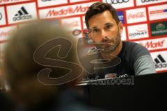 2. Bundesliga - Fußball - FC Ingolstadt 04 - FC St. Pauli - Pressekonferenz nach dem Spiel Cheftrainer Stefan Leitl (FCI)