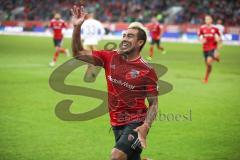 2. Bundesliga - Fußball - FC Ingolstadt 04 - FC Erzgebirge Aue - Jubel Tor Darío Lezcano (11, FCI)
