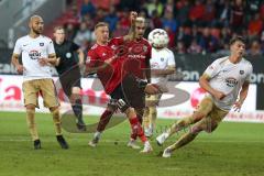 2. Bundesliga - Fußball - FC Ingolstadt 04 - FC Erzgebirge Aue - Sonny Kittel (10, FCI) Nicolai Rapp (Aue 18)