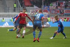 2. Bundesliga - FC Ingolstadt 04 - 1. FC Heidenheim - Phil Neumann (26, FCI) Timo Beermann (HDH 33) Niklas Dorsch (HDH 36)