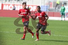 2. BL - Saison 2018/2019 - FC Ingolstadt 04 - SC Paderborn 07 - Marvin Matip (#34 FCI) - Robin Krausse (#23 FCI) - Foto: Meyer Jürgen