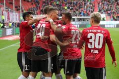 2. Bundesliga - Relegation - FC Ingolstadt 04 - SV Wehen Wiesbaden 2:3 - Tor Jubel Konstantin Kerschbaumer (7, FCI) 1:1 Ausgleich, mit Stefan Kutschke (20, FCI) Robin Krauße (23, FCI) Thomas Pledl (30, FCI) Marcel Gaus (19, FCI) Darío Lezcano (11, FCI)