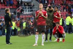 2. Bundesliga - Relegation - FC Ingolstadt 04 - SV Wehen Wiesbaden 2:3 - Niederlage enttäuscht, abgestiegen 3. Liga, Ratlosigkeit, Sonny Kittel (10, FCI) Lucas Galvao (3 FCI) Paulo Otavio (6, FCI) Christian Träsch (28, FCI)