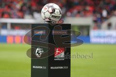 2. Bundesliga - Fußball - FC Ingolstadt 04 - SV Wehen Wiesbaden - Spielball - Derbystar