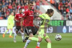 2. Bundesliga - Fußball - FC Ingolstadt 04 - SV Wehen Wiesbaden -