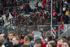 2. Bundesliga - Fußball - FC Ingolstadt 04 - SV Wehen Wiesbaden - Fans - Fankurve -