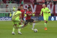 2. Bundesliga - Fußball - FC Ingolstadt 04 - SV Wehen Wiesbaden - Cenk Sahin (17, FCI)  - Maximilian Dittgen (7 SVW)  -