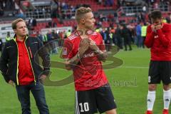 2. Bundesliga - Fußball - FC Ingolstadt 04 - SV Wehen Wiesbaden - Sonny Kittel (10, FCI) enttäuscht - traurig - Christian Träsch (28, FCI)  -