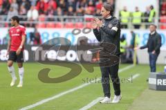 2. Bundesliga - Fußball - FC Ingolstadt 04 - SV Wehen Wiesbaden - Cheftrainer Rüdiger Rehm (SVW)