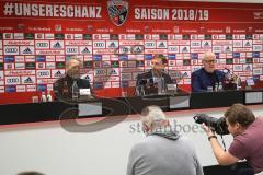 2. Bundesliga - Fußball - FC Ingolstadt 04 - Thomas Linke kommt als externer Berater zurück zum FCI, Vorsitzender des Vorstandes Peter Jackwerth (FCI) stellt sich den Fragen