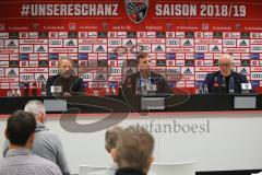 2. Bundesliga - Fußball - FC Ingolstadt 04 - Thomas Linke kommt als externer Berater zurück zum FCI, Vorsitzender des Vorstandes Peter Jackwerth (FCI) stellt sich den Fragen