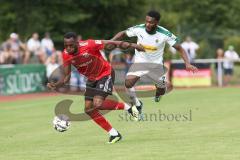 2. Bundesliga - Fußball - Testspiel - FC Ingolstadt 04 - Borussia Mönchengladbach - Osayamen Osawe (14, FCI) Egbo (2 Gladbach)