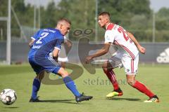 2. Bundesliga - Fußball - Testspiel - FC Ingolstadt 04 - SpVgg Unterhaching - Maximilian Bauer (2) und Thorsten Röcher (29 FCI)