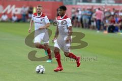 2. Bundesliga - Fußball - Testspiel - FC Ingolstadt 04 - SpVgg Unterhaching - Paulo Otavio (6, FCI) Robert Leipertz (13, FCI)