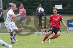 2. Bundesliga - Fußball - FC Ingolstadt 04 - Testspiel - FC Wacker Innsbruck - rechts Tobias Schröck (21, FCI) links Martin Harrer (Wacker)