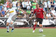 2. Bundesliga - Fußball - Testspiel - FC Ingolstadt 04 - Borussia Mönchengladbach - Oscar Wendt (Gladbach 17) Sonny Kittel (10, FCI)