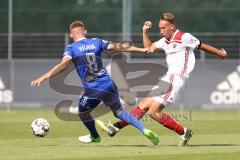 2. Bundesliga - Fußball - Testspiel - FC Ingolstadt 04 - SpVgg Unterhaching - Max Dombrowka (8) und Tobias Schröck (21, FCI)