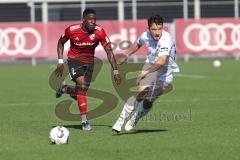 2. Bundesliga - Testspiel - FC Ingolstadt 04 - FC Würzburger Kickers - Frederic Ananou (2, FCI) und Peter Kurzweg (Kickers)