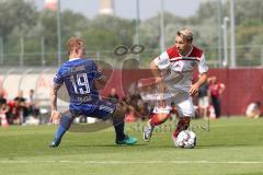 2. Bundesliga - Fußball - Testspiel - FC Ingolstadt 04 - SpVgg Unterhaching - Maxilmilian Strauß (19) und Thomas Pledl (30, FCI)