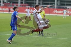 2. Bundesliga - Fußball - Testspiel - FC Ingolstadt 04 - SpVgg Unterhaching - Lucas Hufnagel und rechts Konstantin Kerschbaumer (7, FCI)