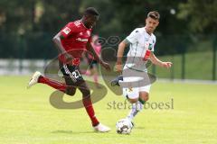 2. Bundesliga - Fußball - FC Ingolstadt 04 - Testspiel - FC Wacker Innsbruck - Agyemang Diawusie (27, FCI) sürmt zum Tor und erzielt das 2:0 Tor Jubel