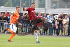 2. Bundesliga - Fußball - Testspiel - FC Ingolstadt 04 - Karlsruher SC - Schuß zum Tor rechts Thorsten Röcher (29 FCI)