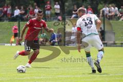 2. Bundesliga - Fußball - FC Ingolstadt 04 - Testspiel - FC Wacker Innsbruck - Darío Lezcano (11, FCI) und Matthias Maak (Wacker)