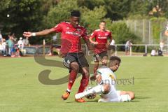 2. Bundesliga - Fußball - Testspiel - FC Ingolstadt 04 - Borussia Mönchengladbach - Frederic Ananou (2, FCI) Keanan Bennetts (37 Gladbach)